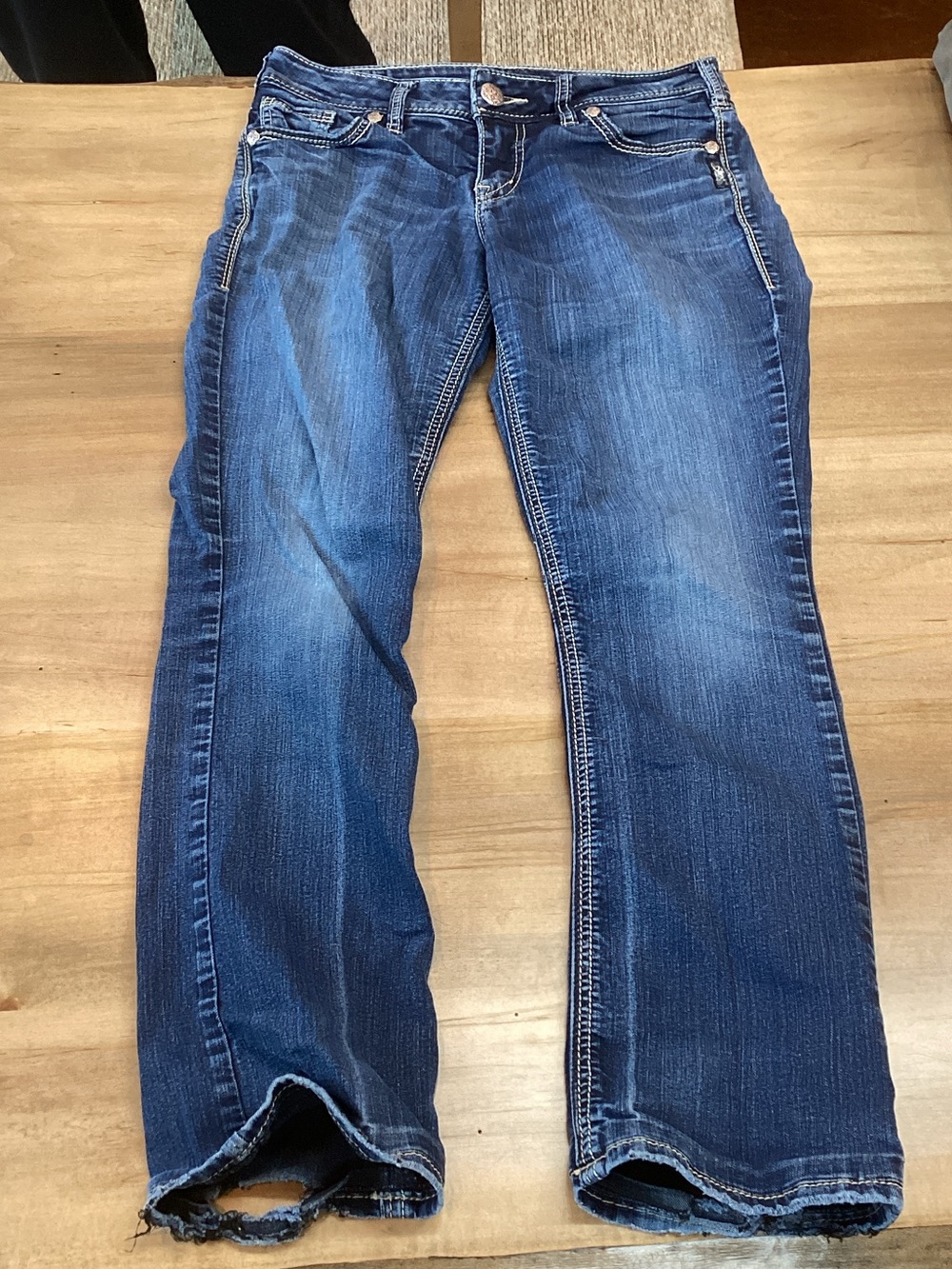 Silver Jeans Women's Dark Blue Bootcut Jeans